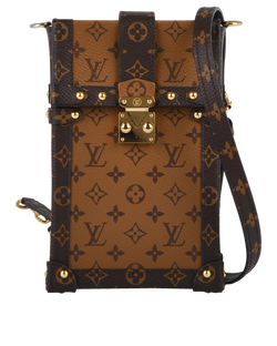 Pochette Trunk, Canvas, Reverse Monogram/Monogram, GI02020, B/DB, 3*